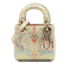 Micro Calfskin In Lights Lady Dior