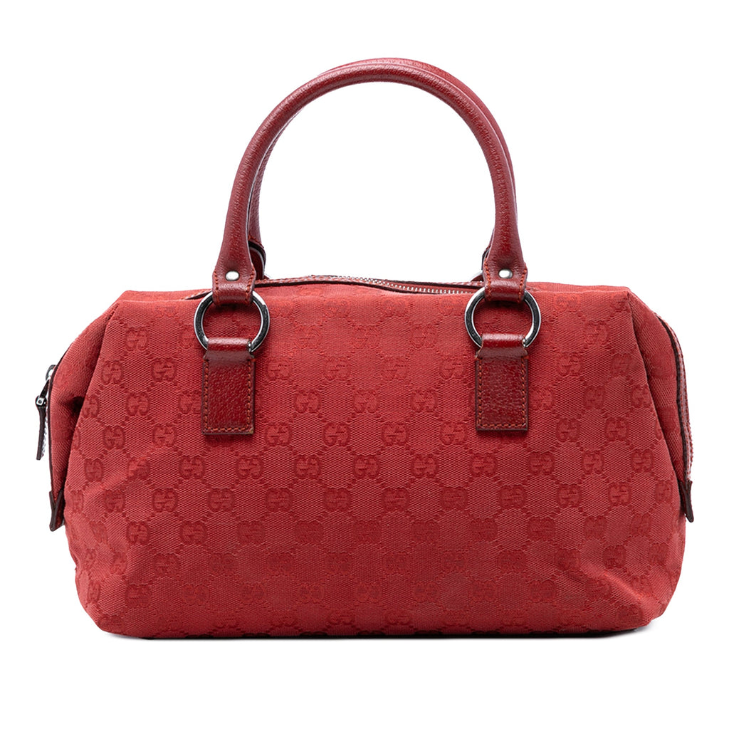 GG Canvas Boston Bag