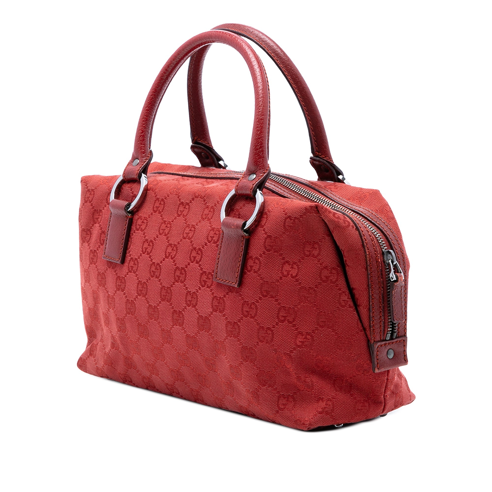 GG Canvas Boston Bag