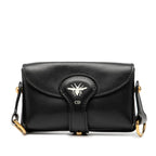 Mini Leather D Bee Saddle Bag