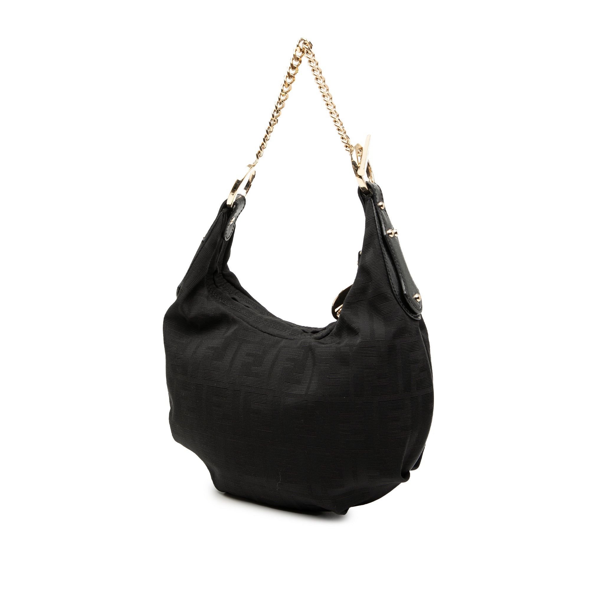 Zucca Canvas Chef Chain Hobo Bag