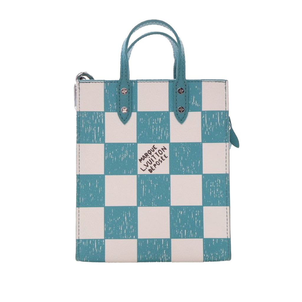 Damier Checkerboard Sac Plat XS