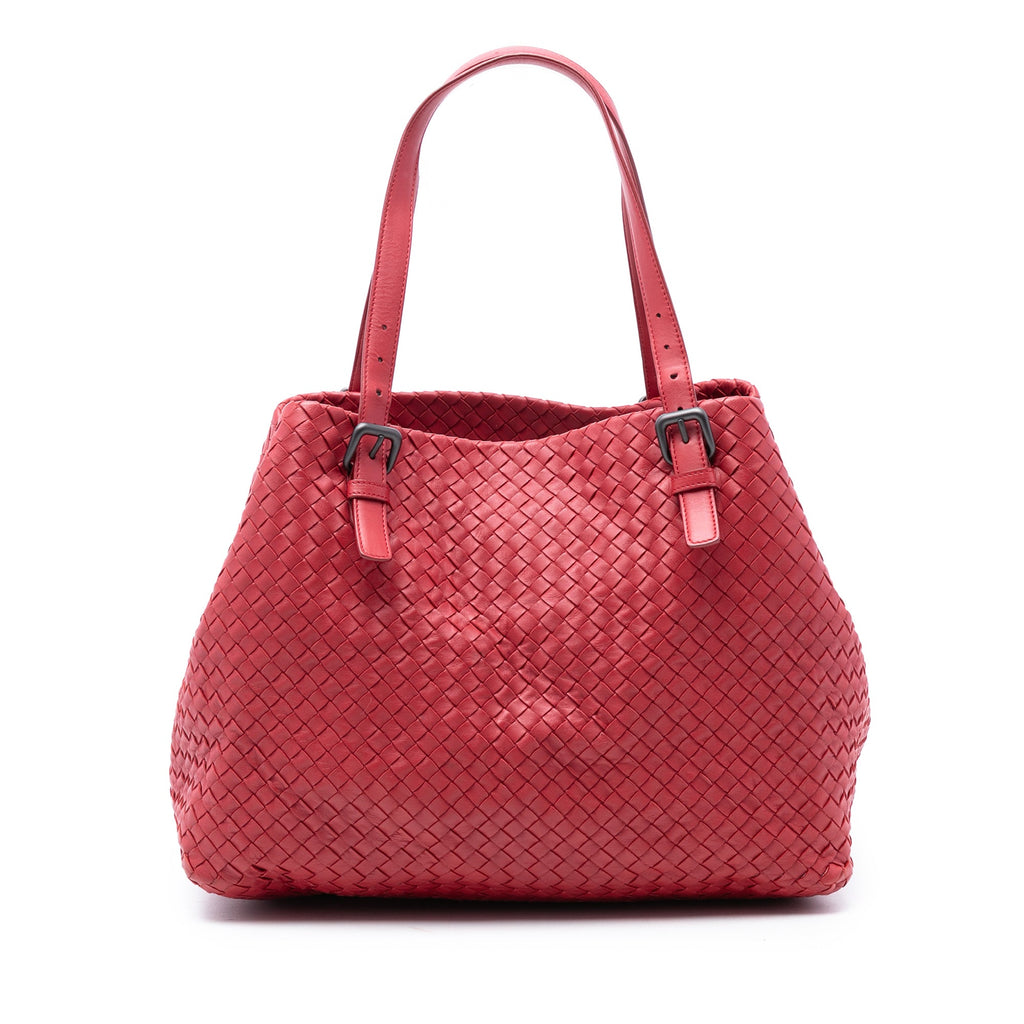 Large Nappa Intrecciato Cesta Tote