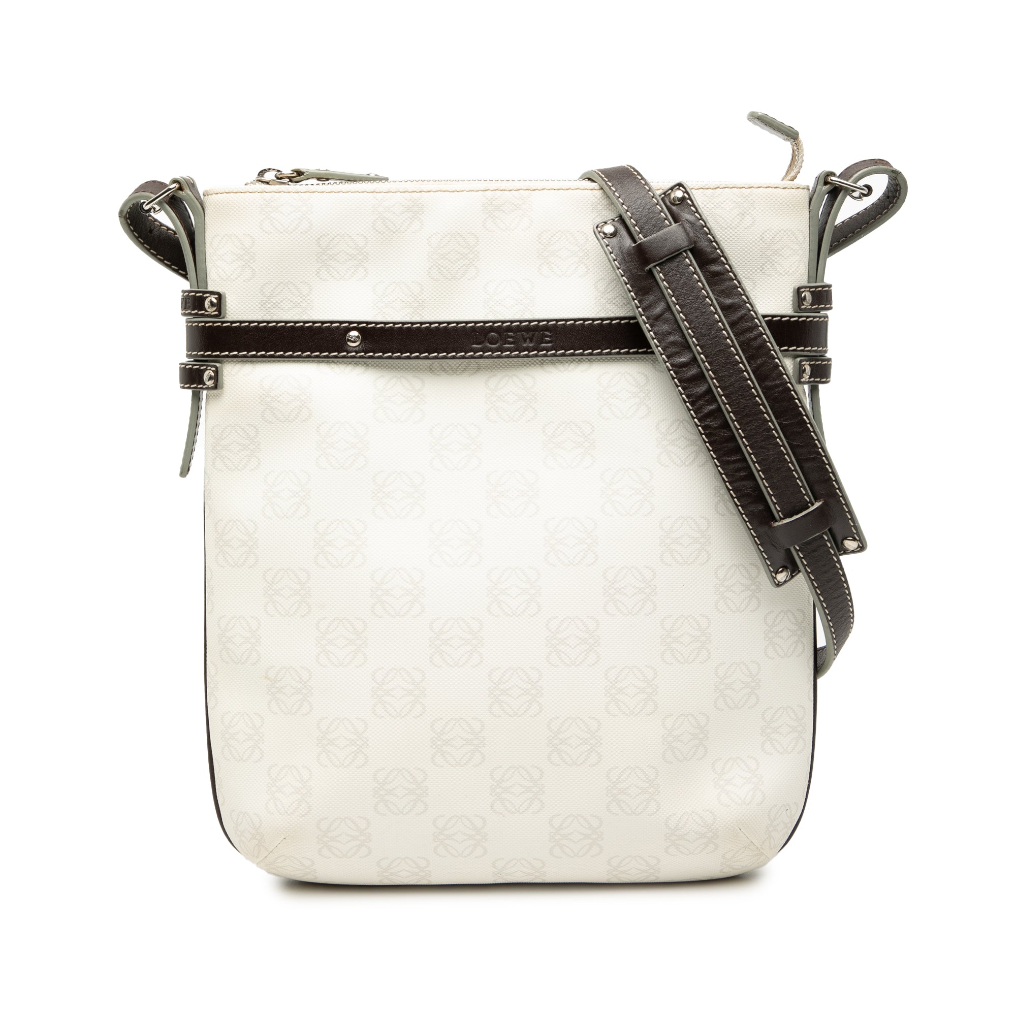 Anagram Coated Canvas Crossbody