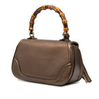 Medium Leather New Bamboo Satchel