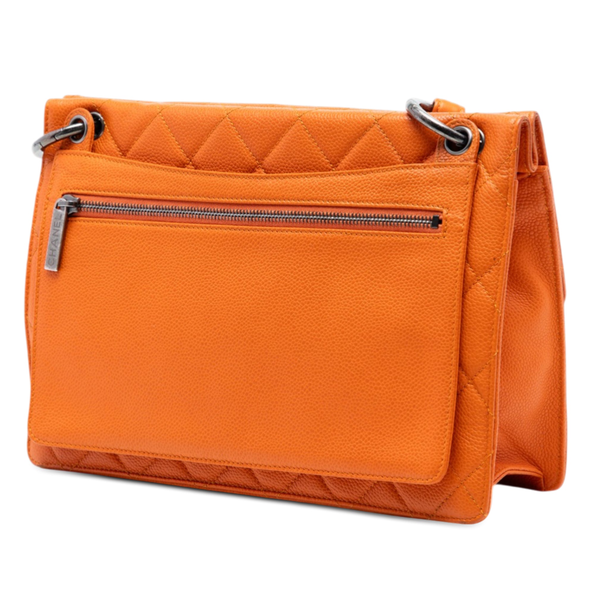 Quilted Caviar Retro Class Flap