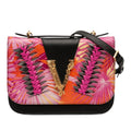 Calfskin Jungle Weave Virtus Satchel