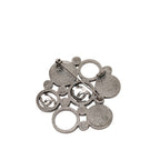 CC Brass Faux Pearl Pin Brooch