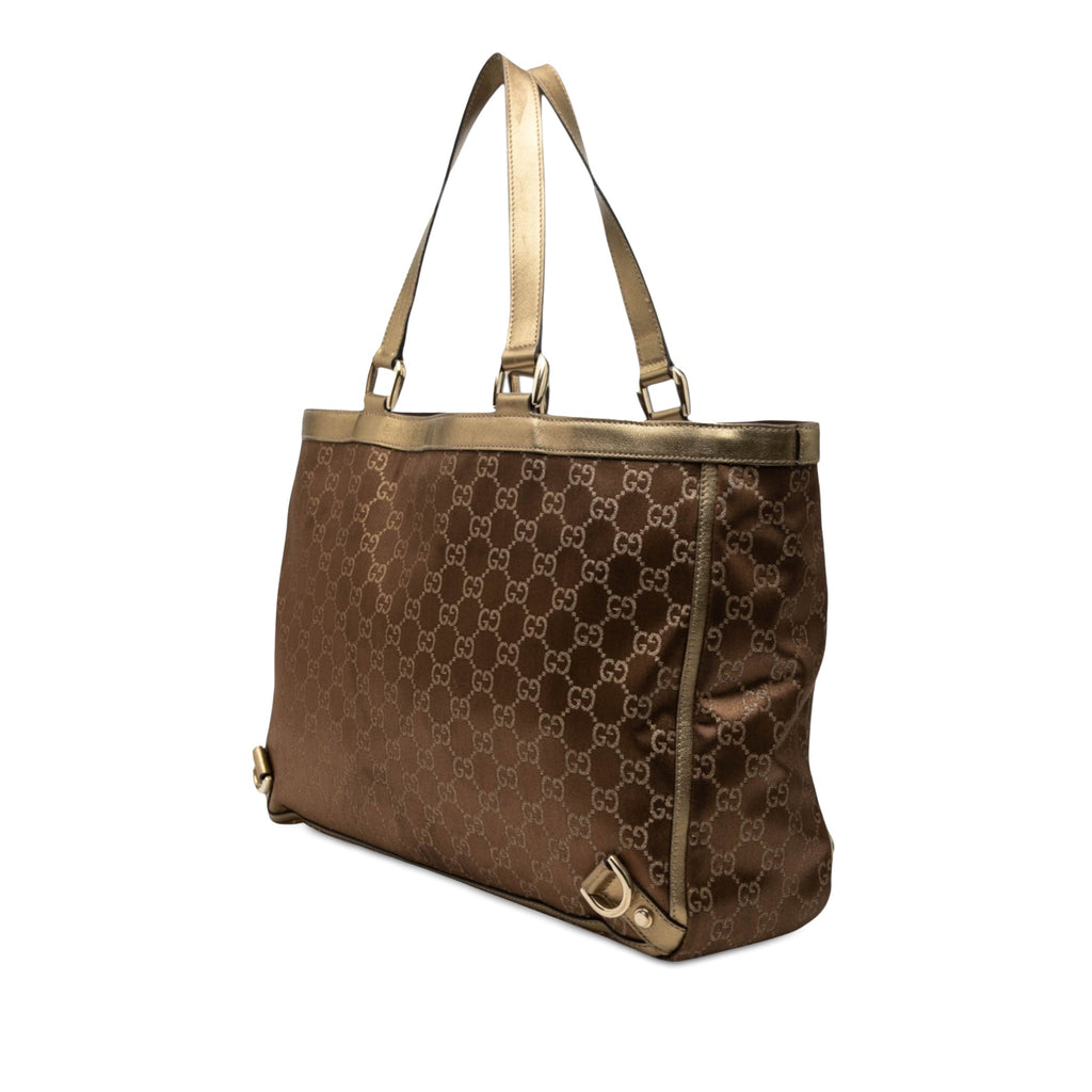 GG Satin Abbey D Ring Tote