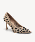 EternalPace Minimalist Stiletto Heeled Pump - Leopard / Regular (A-C) / US 12 | EU 44 | UK 10
