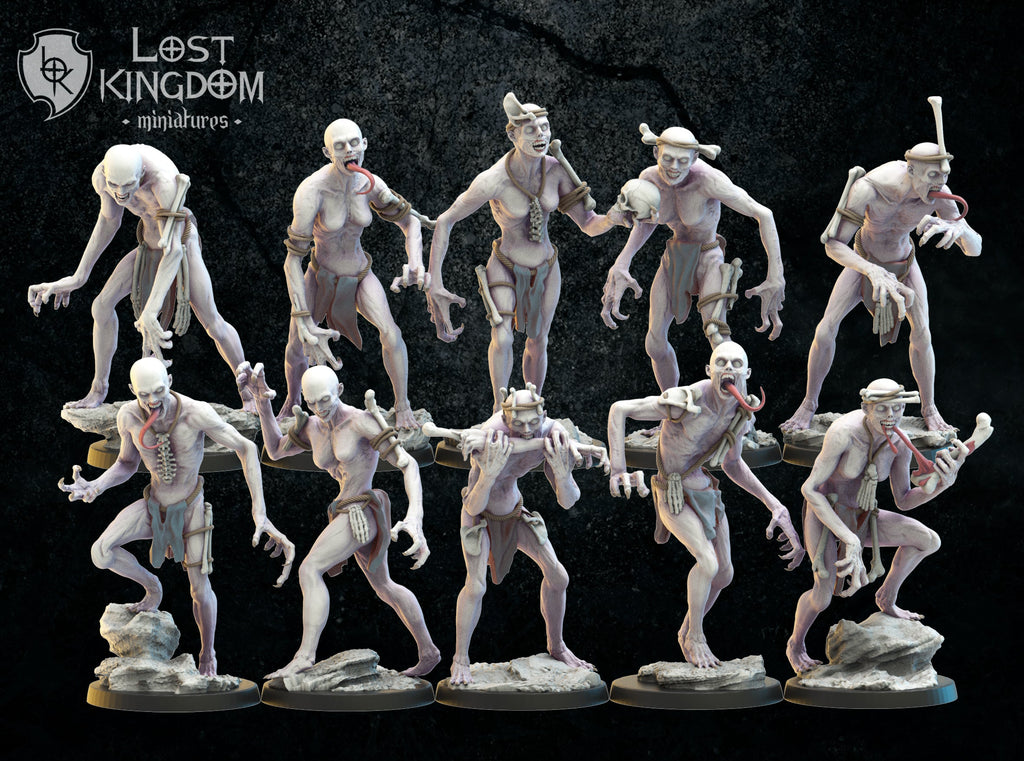 Ghūl Unit, Lost Kingdom Miniatures