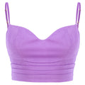 Lilac Silk Corset Top