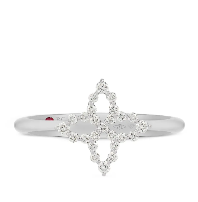 Roberto Coin Venetian Princess Ring — White