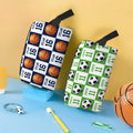 Neceser portátil personalizado con nombre y asa Accesorios de viaje Regalo de cumpleaños para el día del partido para los amantes del deporte