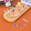 Clavijas acrílicas personalizadas con nombre para noche de juegos en familia con temática de comida Regalo de cumpleaños para los amantes del Cribbage