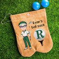 Bolsa de pelotas de golf personalizada con iniciales y nombre Accesorios de golf Regalo de cumpleaños para los amantes del golf