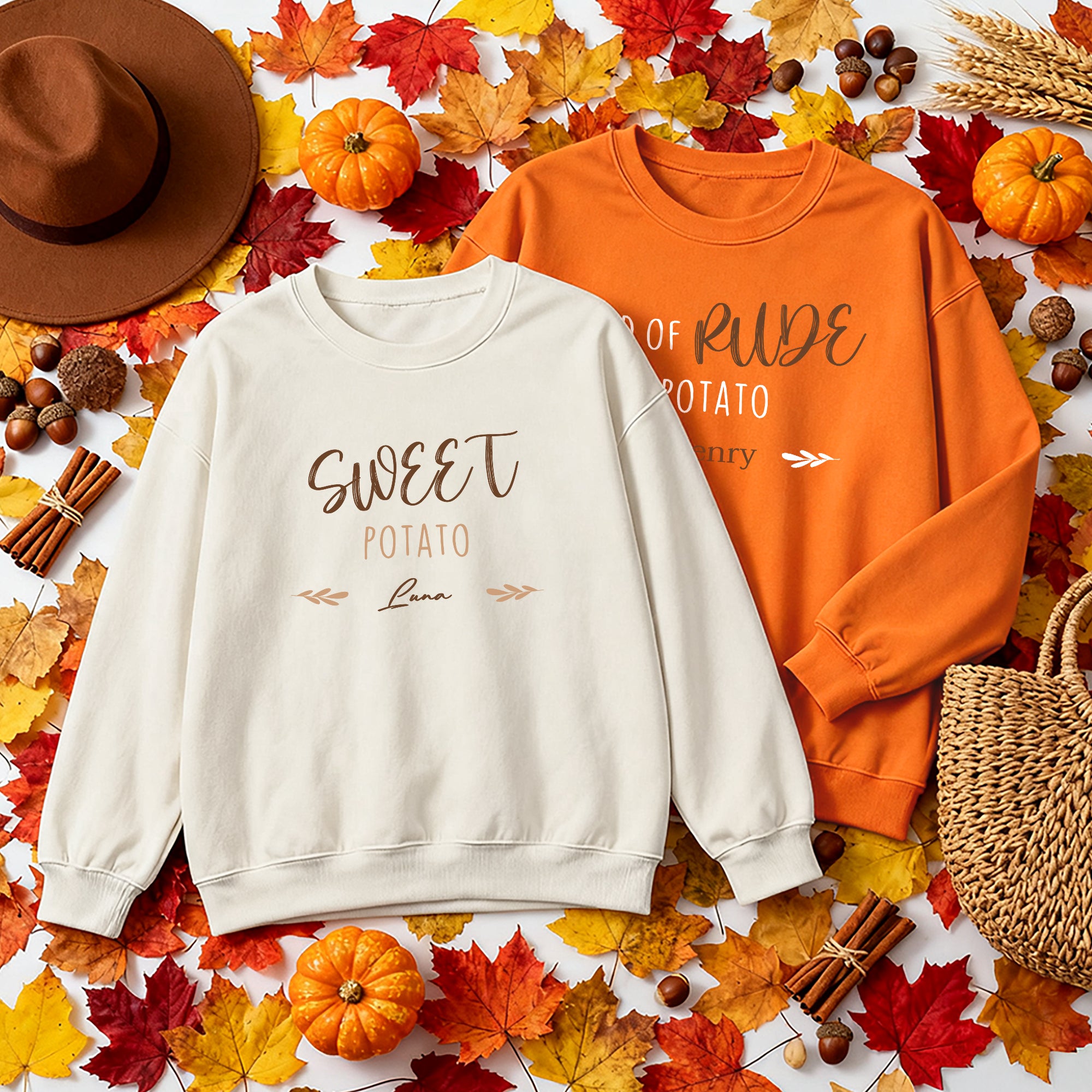 Personalizada Batata Tipo de Patata Grosero Sudadera con Capucha con Nombre Otoño Invierno Regalo para Pareja Amigos