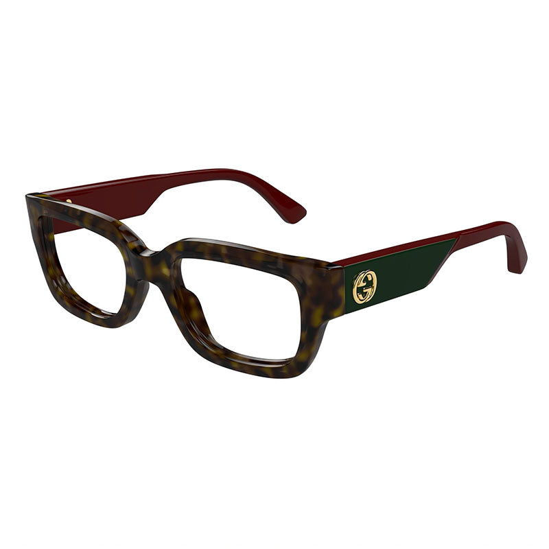 Gucci GG1666O Tortoiseshell Acetate Eyeglasses — Tortoiseshell