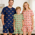 Conjunto de pijama familiar personalizado con 1 a 5 fotos de caras regalo de Día del Padre y Madre para hombres mujeres y niños