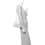 Chanel Caviar Quilted Mini Coco Handle Flap Lilas Lilac