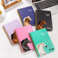 Agenda personalizada con fotos de caballos 2026 Cuaderno espiral A5 con nombre y páginas de planificación semanal mensual Regalo de cumpleaños para los amantes de los caballos