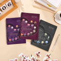 Cuaderno espiral personalizado Corazón Flor de Nacimiento A5 60 páginas rayadas con título y nombre 1-12 Uso diario Regalo de cumpleaños para mamá Abuela