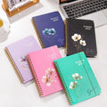 Cuaderno espiral A5 con páginas semanales y mensuales Personalizado Flor de acuarela 2026 Planificador Cumpleaños Año Nuevo Regalo para niñas Mujeres