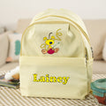Mochila personalizada Marsupilami de leopardo amarillo con múltiples compartimentos y nombre Regalo para niños | Callie × Marsupilami