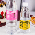 Personalizado Clase de 2026 Graduado de dibujos animados Etiqueta Botella de Agua con Nombre Año Escolar Fiesta de Graduación Regalo para Graduados