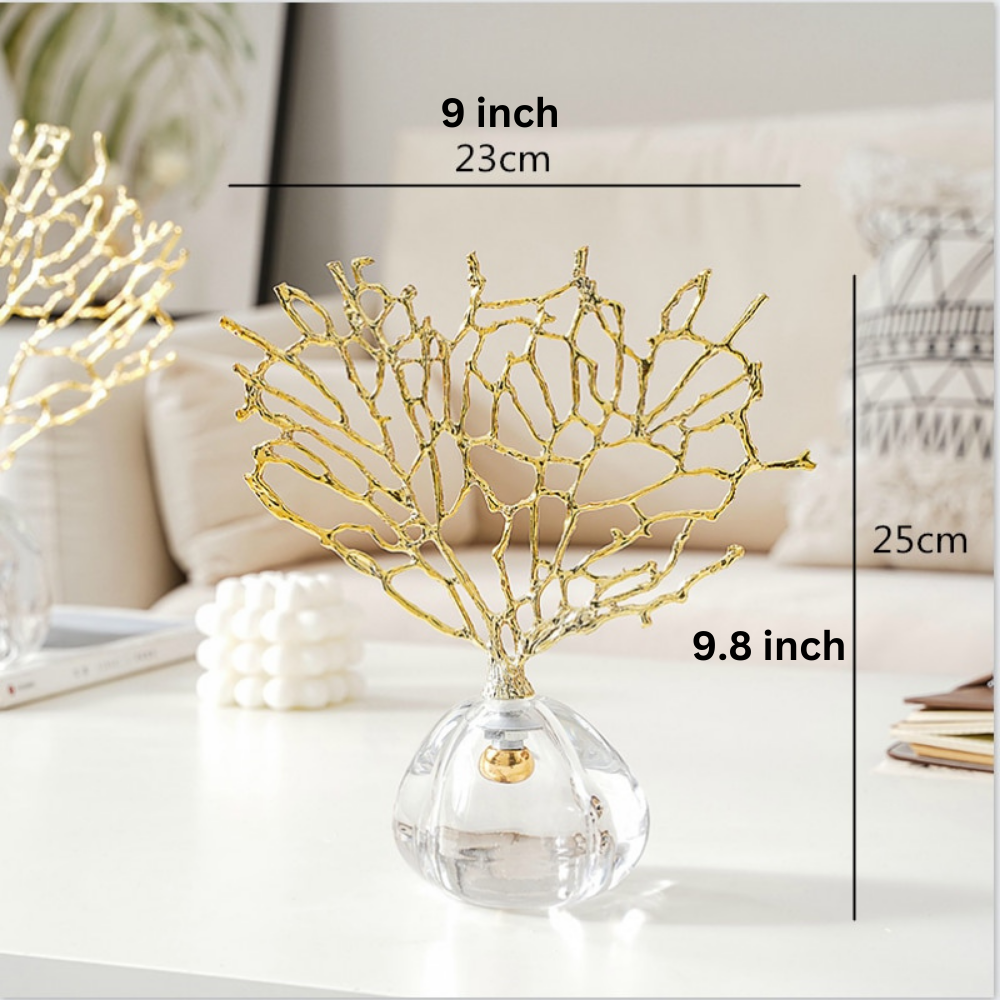 ArtZ® Nordic Coral Sculpture - 9 inch by 9.8 inch (23x25cm)