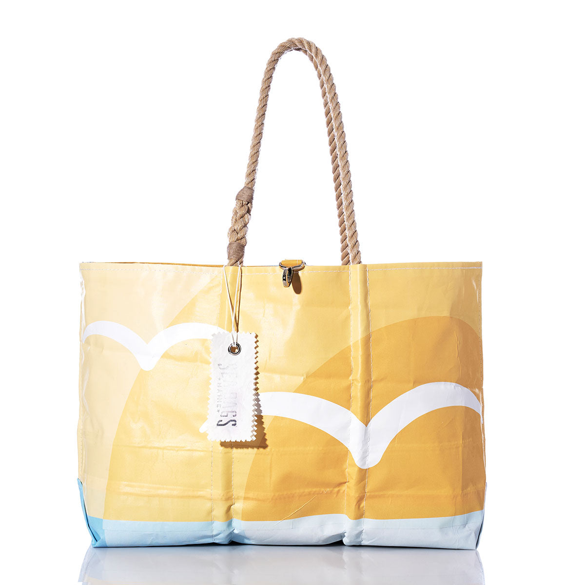 Auction Sunrise Seagulls Tote Handmade in Maine from Recycled Sails