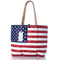Auction Stars & Stripes XL Tote Handmade in Maine from Recycled Sails