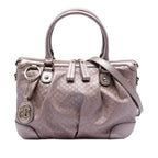 Metallic Microguccissima Sukey Satchel