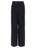 Moschino Acetate Blend Trousers — Black