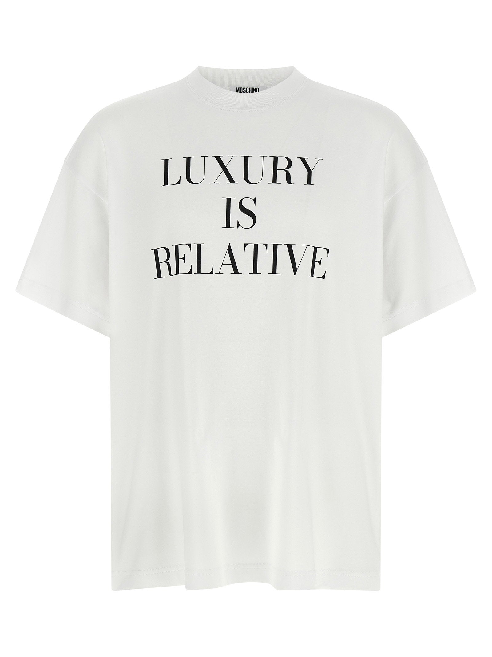 Moschino Graphic-Print Cotton T-shirt — White