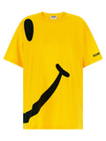 Moschino Smiley® Logo-Print T-shirt — Yellow