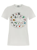 Moschino Gioco dell'Oca Print T-Shirt — White