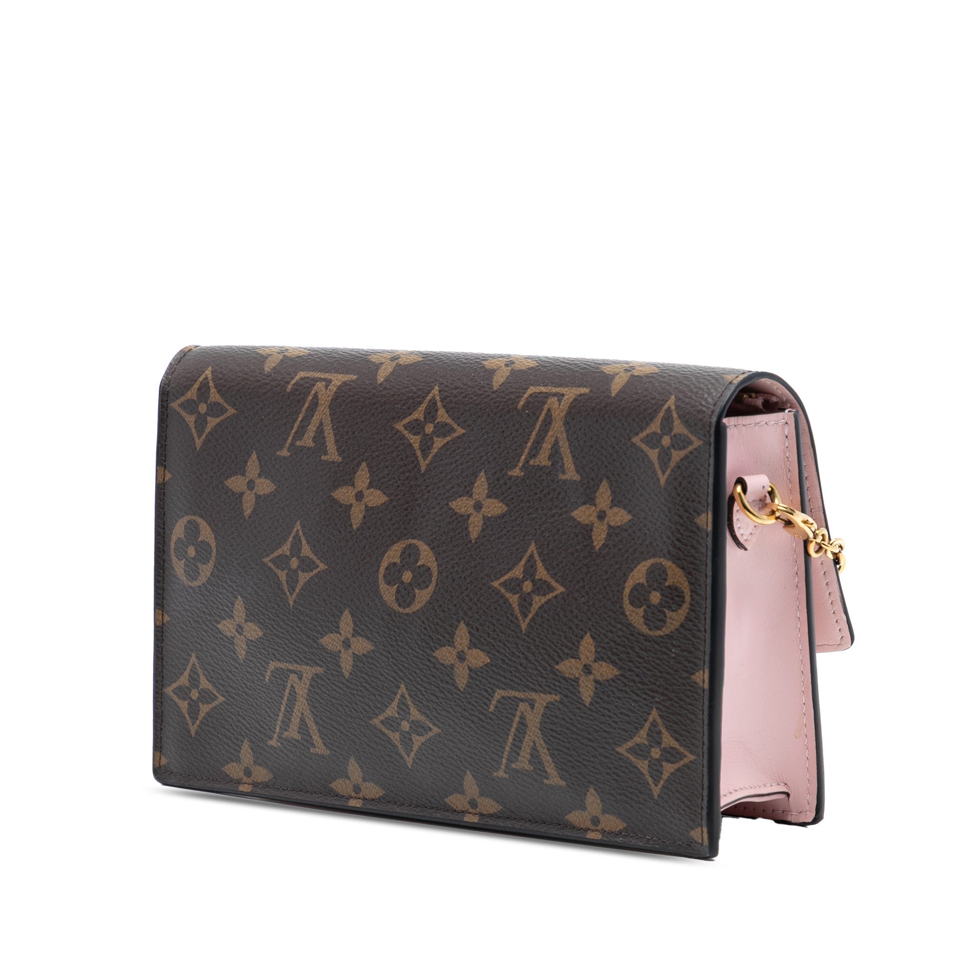 Monogram Flore Wallet On Chain
