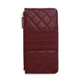 CC Quilted Caviar Flat Phone Case Wallet Pouch