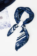 Regal Sketch Floral Silk Scarf