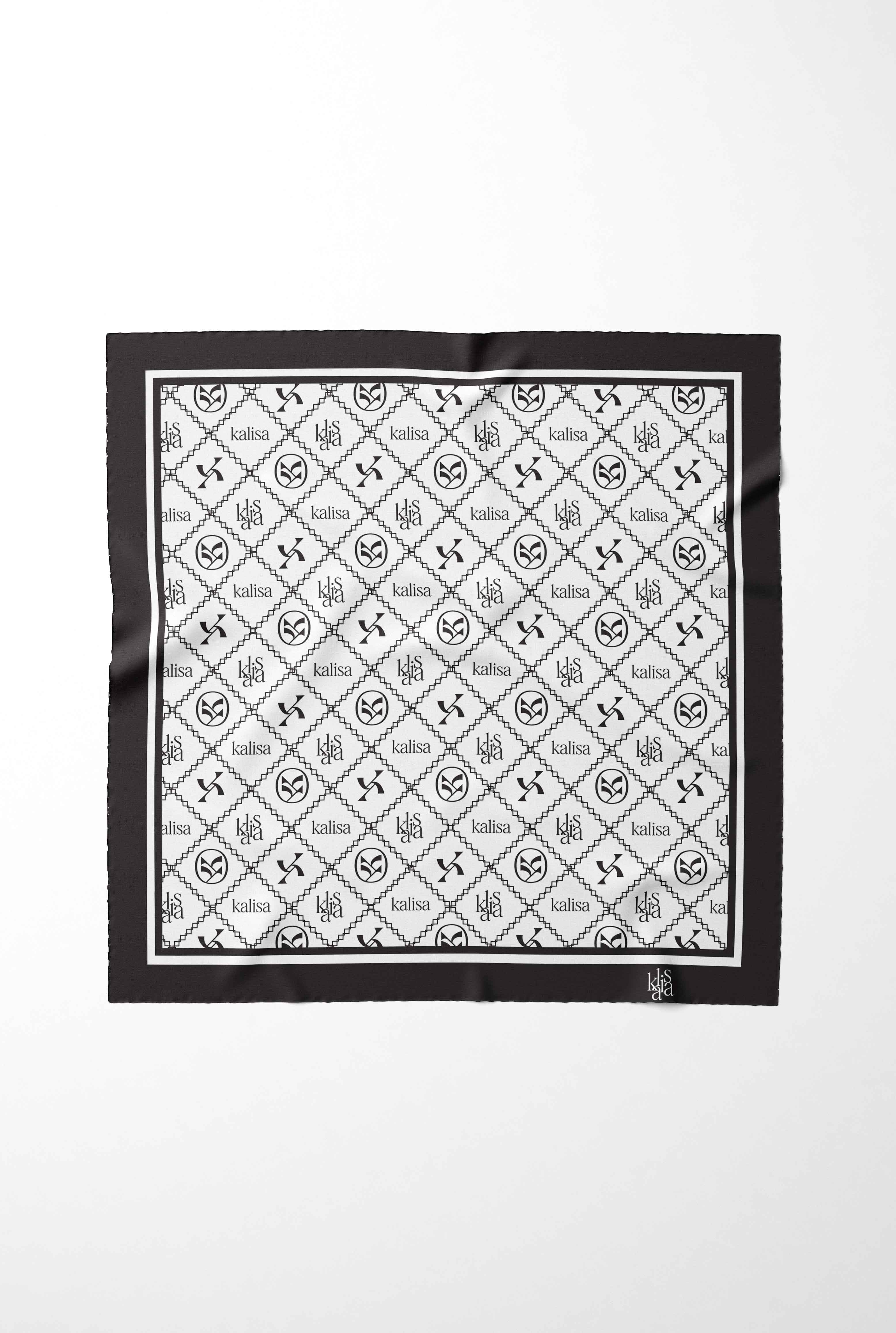Porcelain kalisa-Logo Silk Scarf