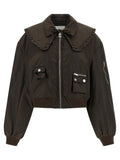 Ganni Duchesse Jacket — Brown