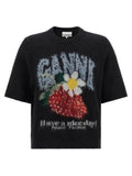 Ganni Strawberry Sweater — Black