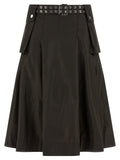Ganni Duchesse Skirt — Black