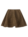 Ganni Wheel Skirt — Brown
