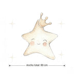 Vinilo Infantil Estrella "Small" STAR 80x80cm