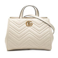 Small GG Marmont Matelasse Calfskin Satchel