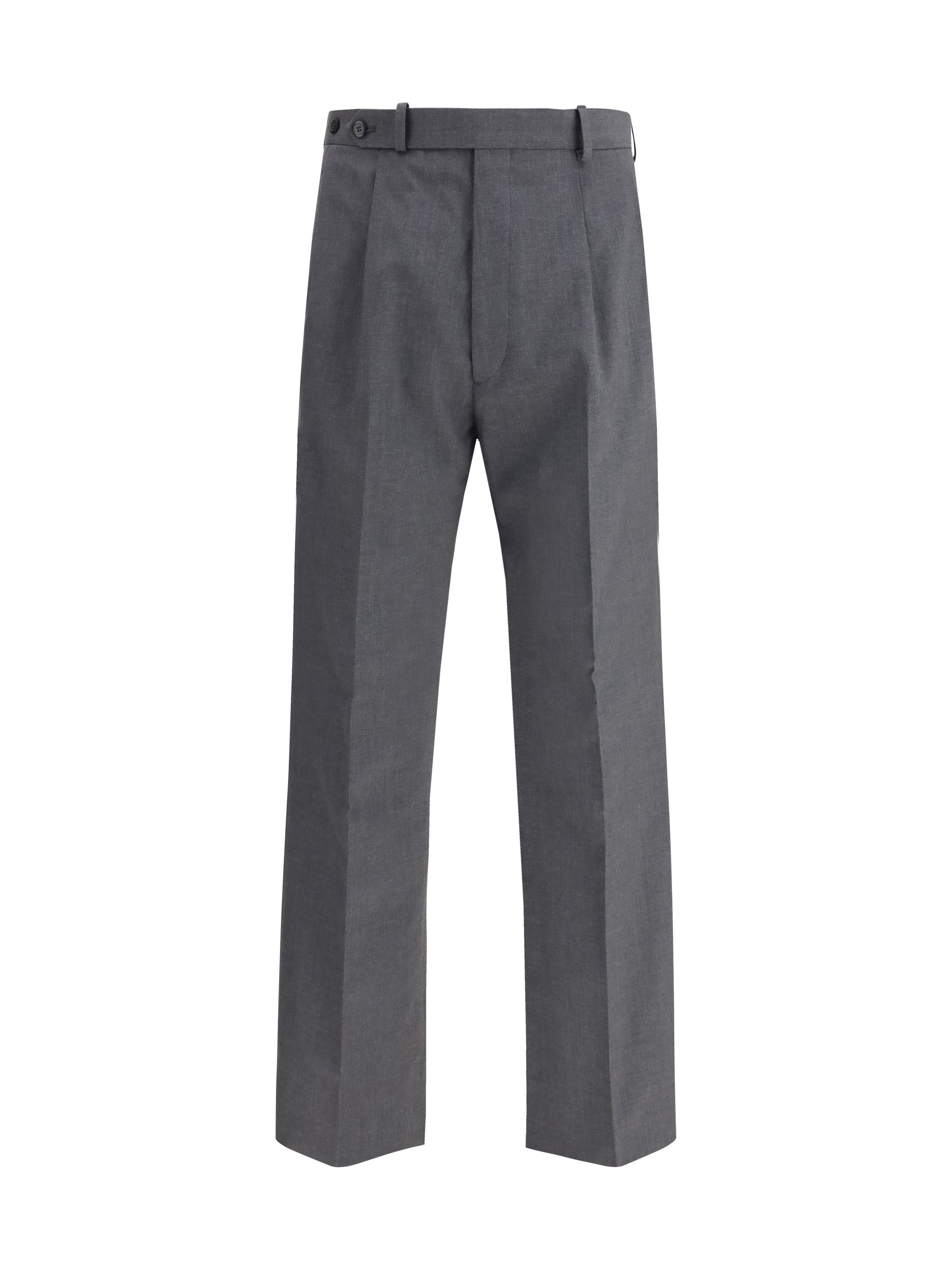 Prada Wool Trousers — Gray