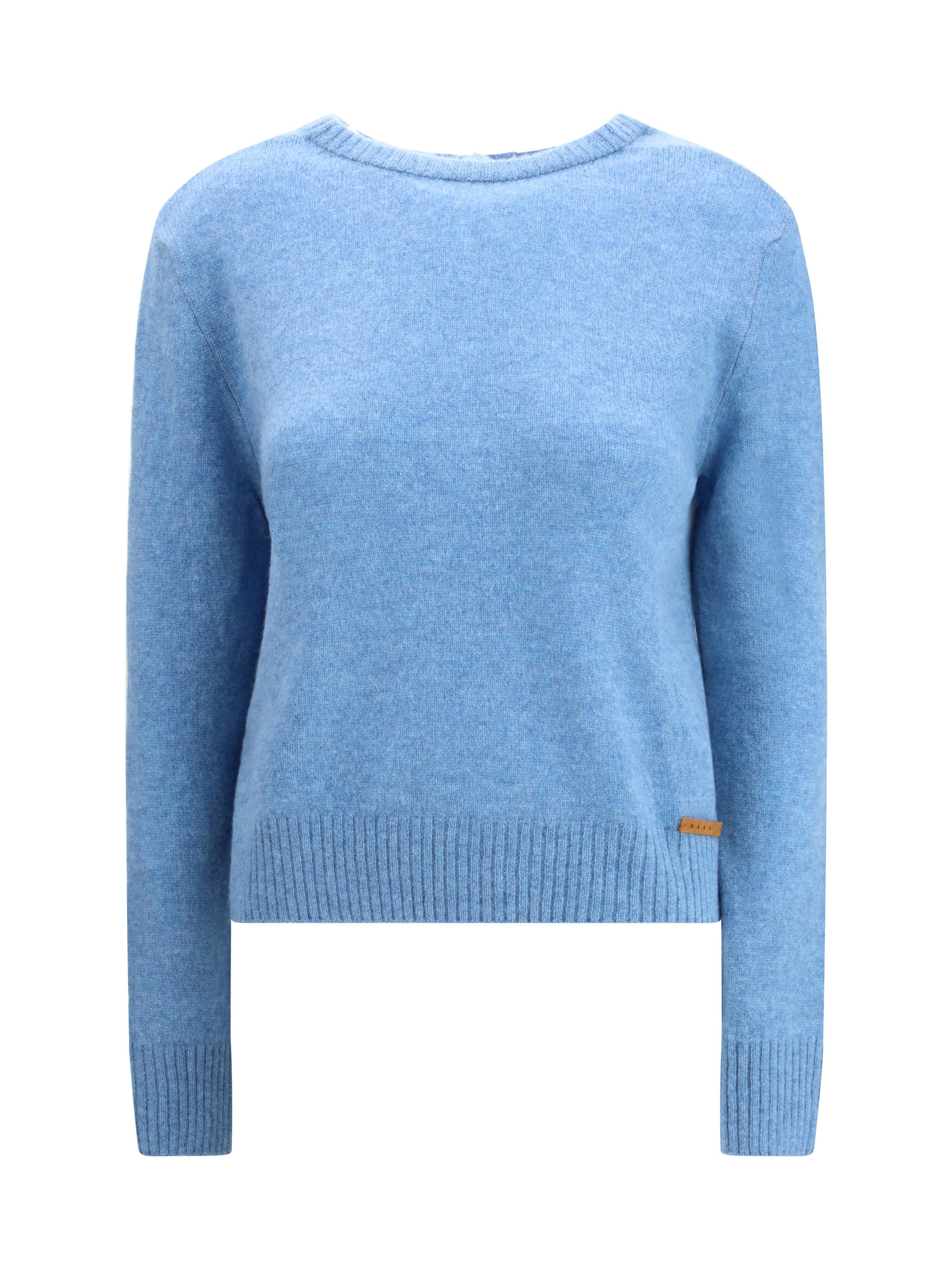 Marni Cashmere Crewneck Sweater — Blue
