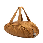 Small Quilted Metallic Calfskin Le Marais Bowler Bag
